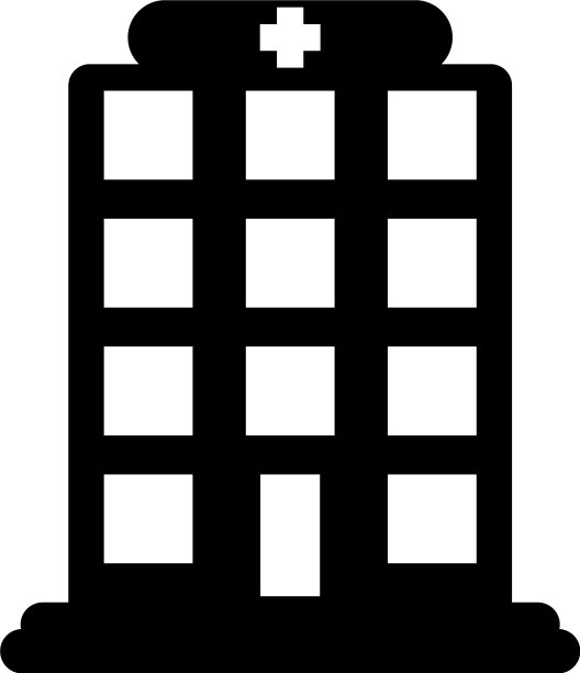 图标医院或医疗中心图片下载