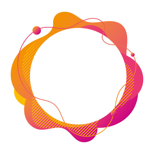 液体图形元素的抽象设计，用于放置照片和文字图片下载