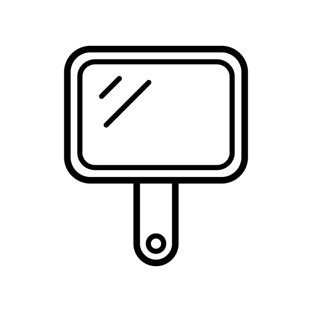 镜像图标设计矢量模板图片下载