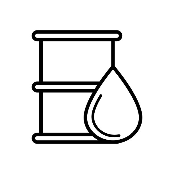 油桶图标设计矢量模板图片下载