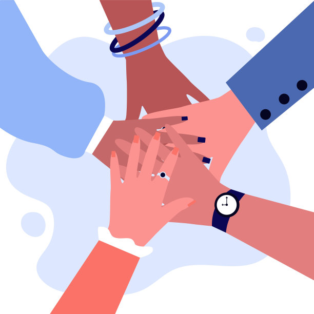 多民族妇女的手臂素材图片