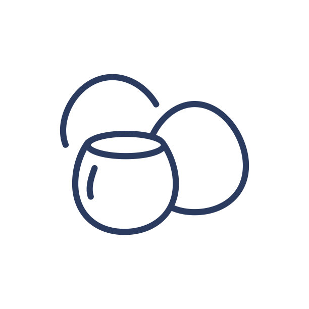 椰子细线图标图片下载