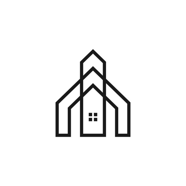 房屋抵押贷款屋顶建筑师矢量图标插图图片下载