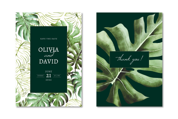 热带贺卡图片下载