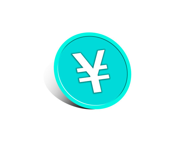 日元硬币插图。图片下载