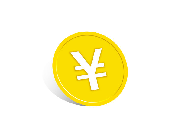 日元硬币插图。图片下载