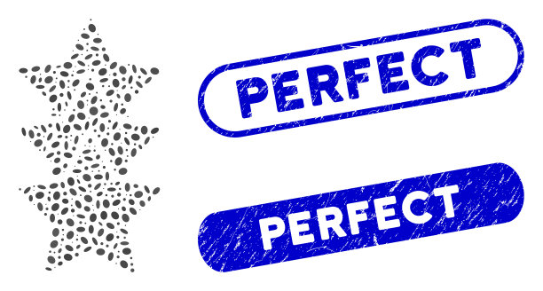 椭圆马赛克评级星与苦恼完美图片下载