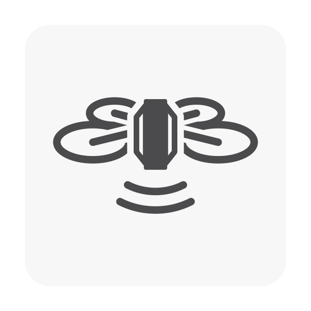 无人驾驶飞机图标黑图片下载