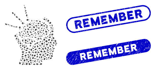 椭圆形马赛克脑部手术与划痕图片下载