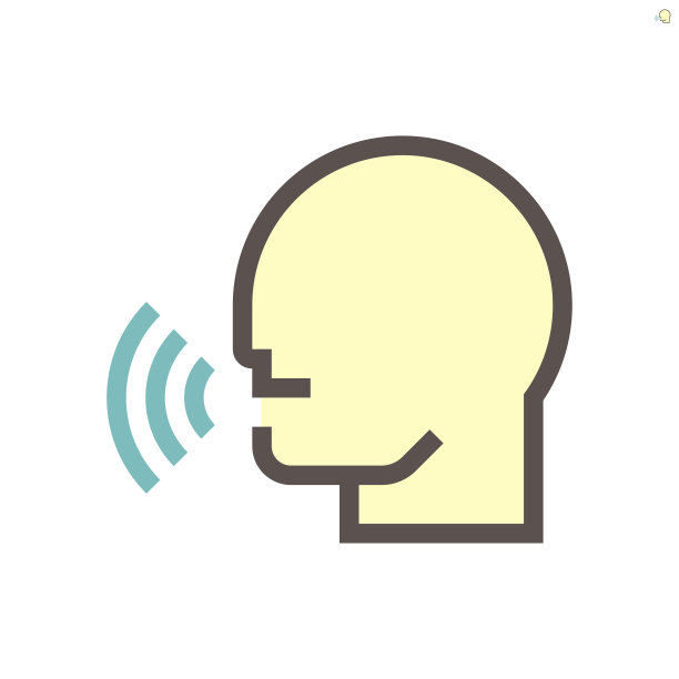 智能家居和语音控制技术矢量图标设计。图片下载