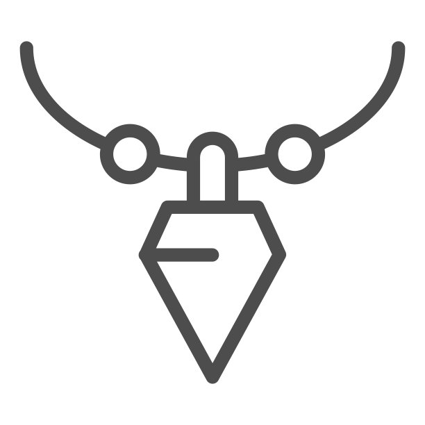 项链配钻石线，图标配链图片下载