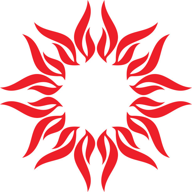 精神星瑜伽标志模板设计图片下载