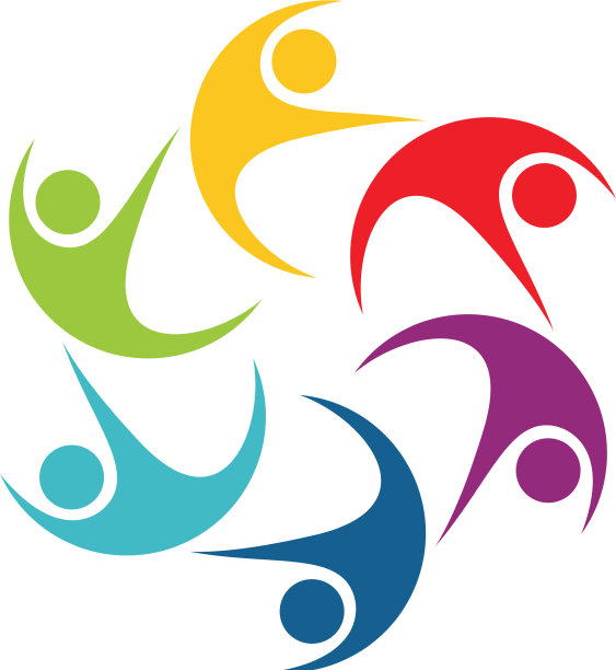 圈友谊标志模板图片下载