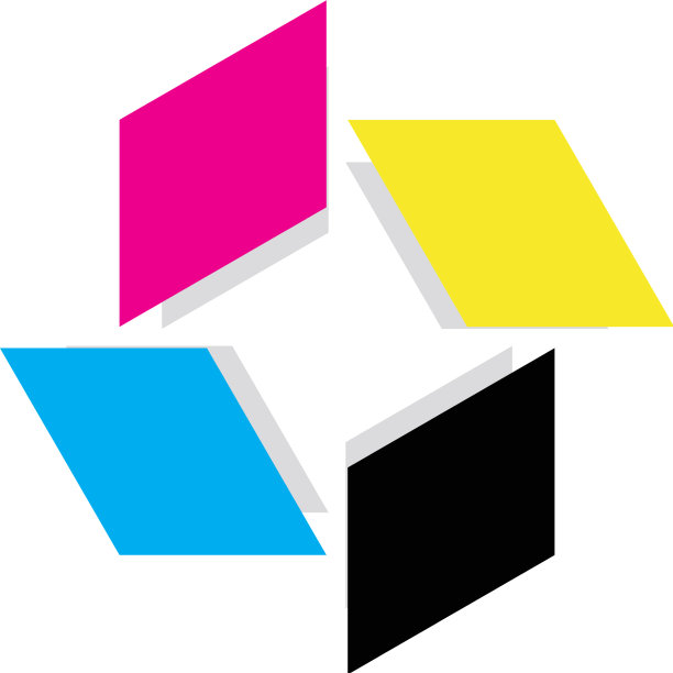 Cmyk印刷标志模板设计图片下载