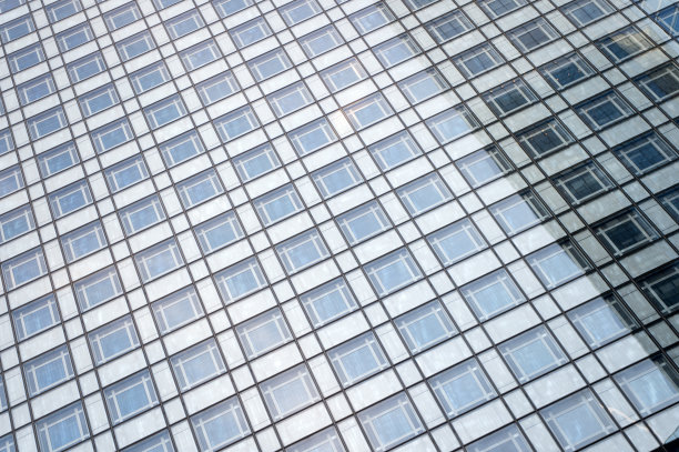 许多可能性。建筑设计概念。高层建筑的窗户。体系结构抽象背景。工程的概念。现代城市的发展。未来的业务图片下载
