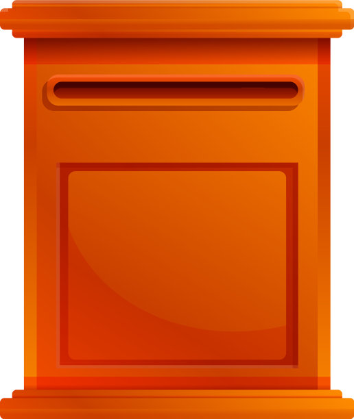 卡通风格的信箱图标图片下载