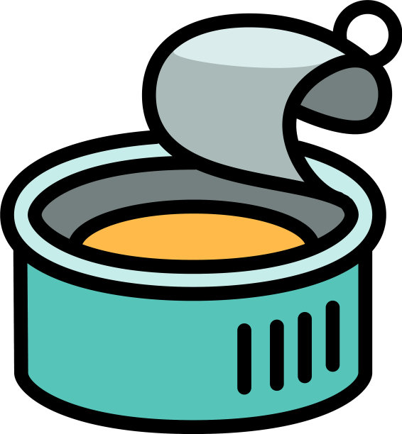 鱼罐头可以图标轮廓样式图片下载