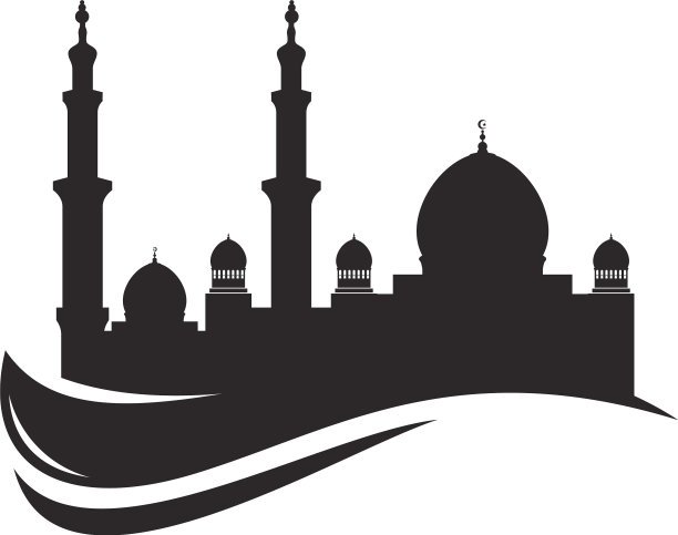 清真寺剪影图标标志模板清真寺图标图片下载