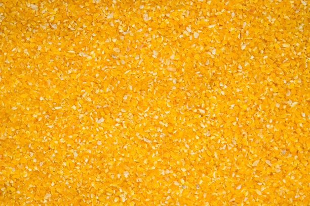 玉米粉背景。顶视图,特写镜头。图片下载