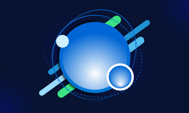 抽象的背景与溅，线条和圆形在一个扁平的极简风格图片下载