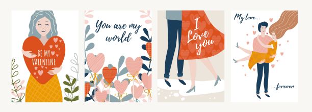 收集情人节贺卡图片下载