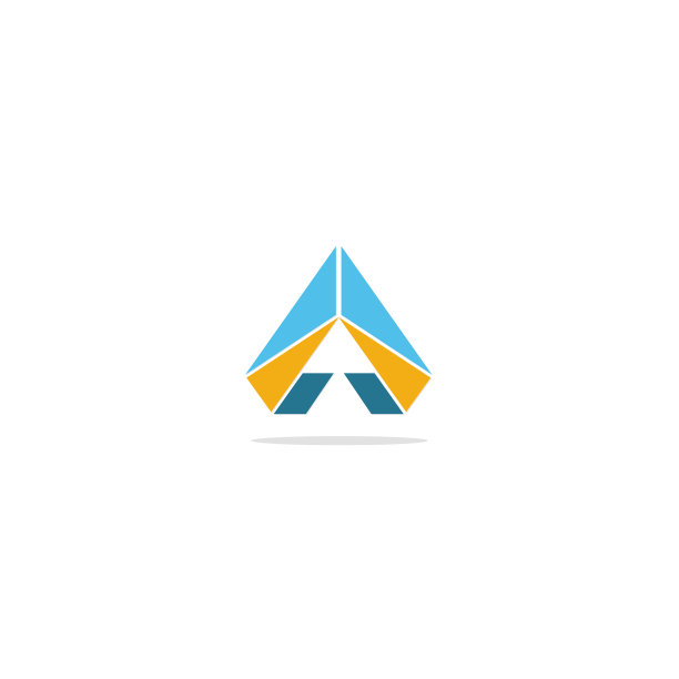 彩色三角形公司Logo图片下载
