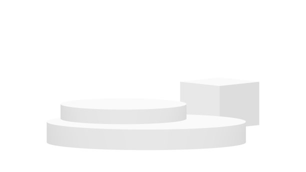 舞台底座奖3d白色灰色，讲台舞台展示为胜利冠军位置，底座椭圆盒化妆品产品展示，圆形支架现代产品的位置和展示图片下载