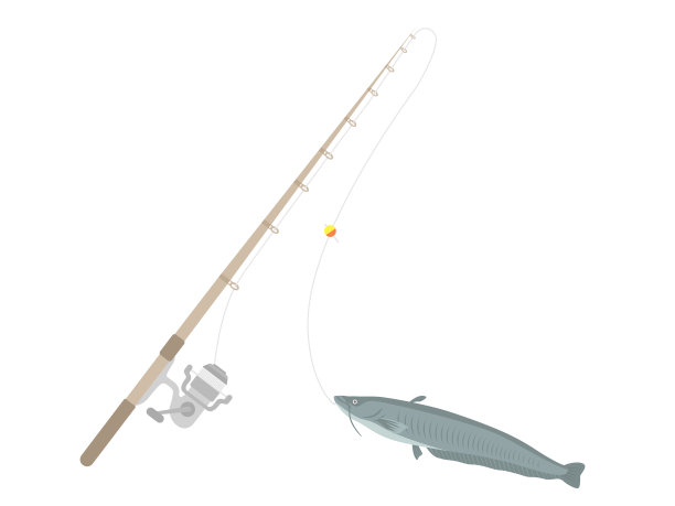 插图的钓鱼。图片下载