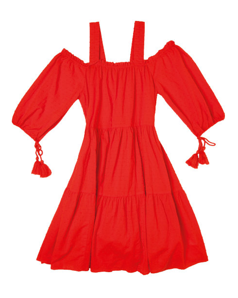 红色的裙子图片下载