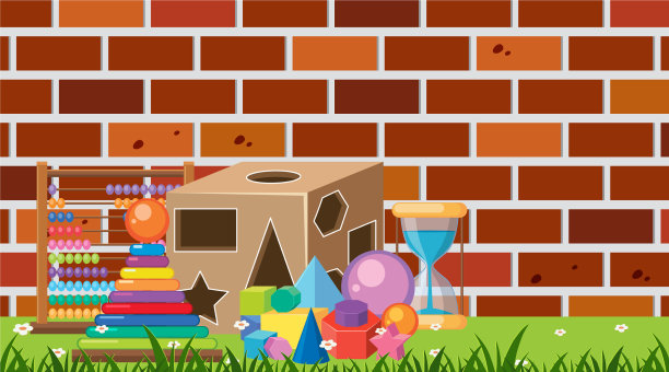 背景与几何形状的草图片下载