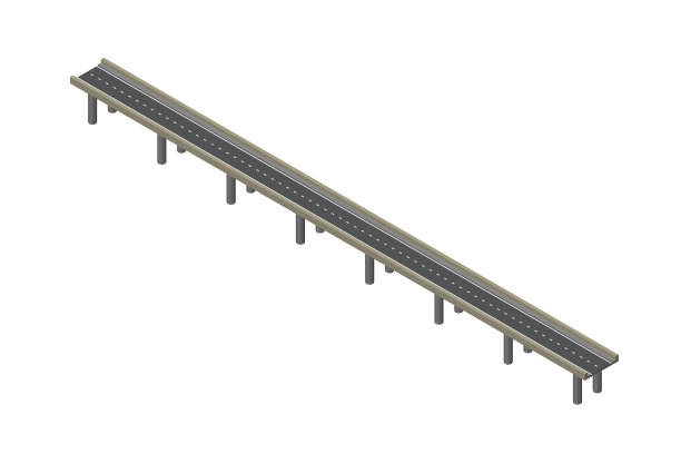 道路上支持孤立的白色背景3d图片下载