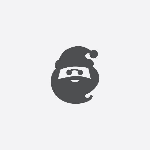 简约圣诞老人图标图片下载