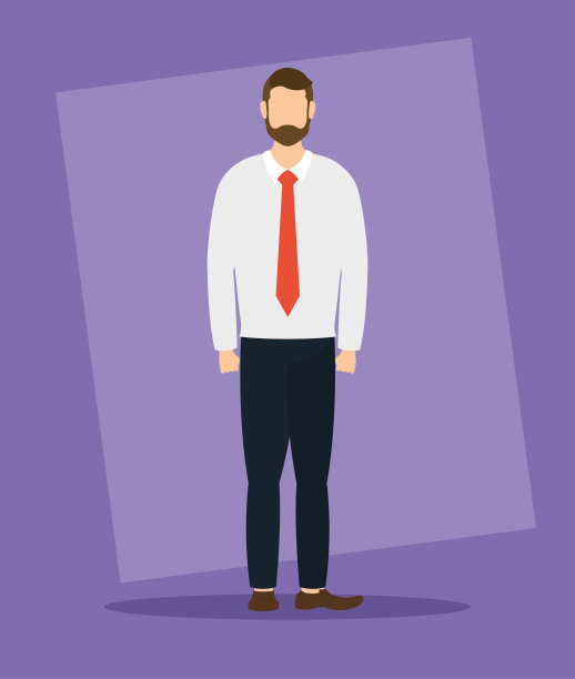 优雅的商人化身人物图标图片下载