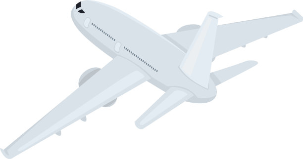 平飞机后视图民用飞机图片下载