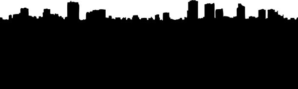 剪影城市建筑景观景观图片下载