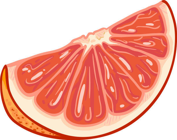 卡通葡萄柚片图片下载