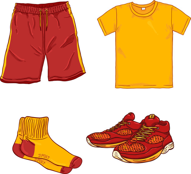 套装卡通运动服图片下载