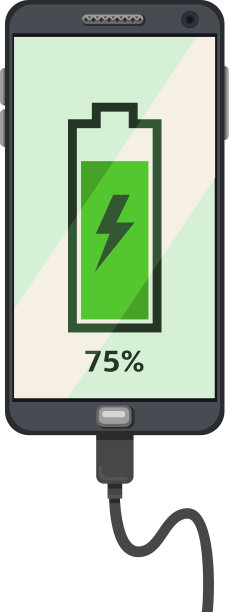 平板智能手机电池充电图片下载