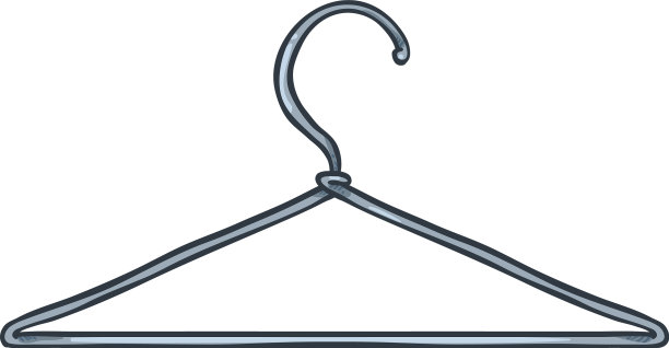 卡通的肩膀衣架图片下载