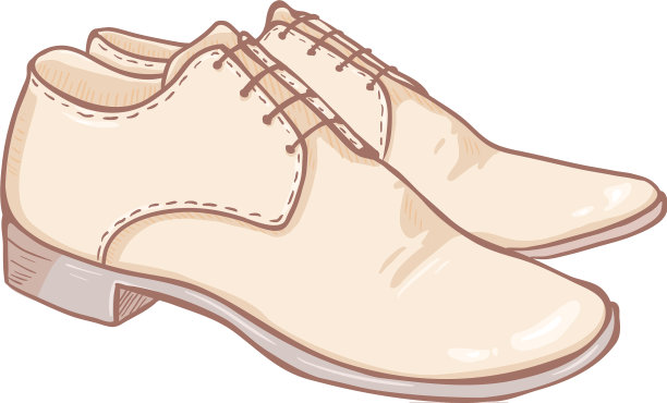 卡通双皮革男鞋图片下载