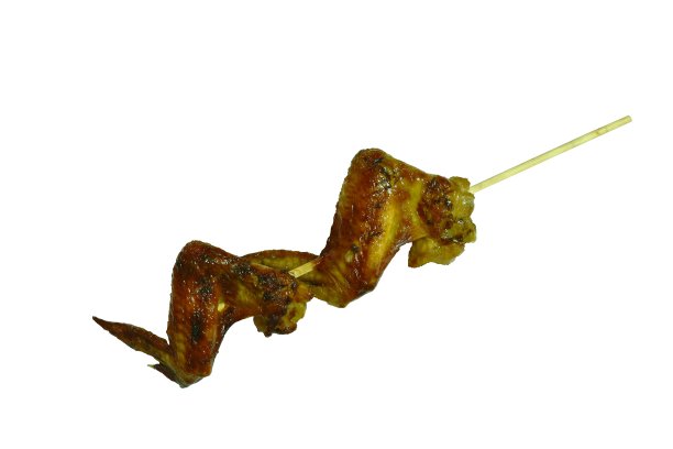 白底木棒刺鸡翅图片下载