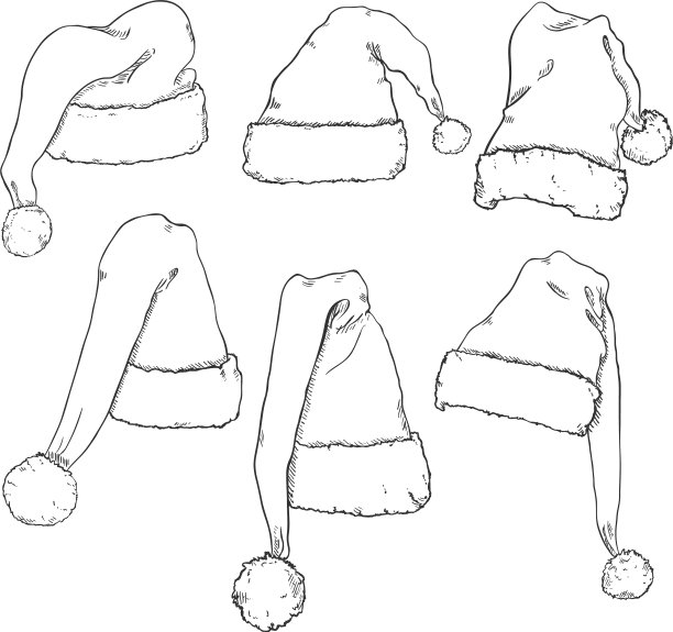 圣诞老人的帽子图片下载