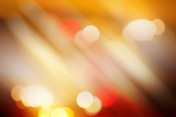 模糊的光线与散景抽象背景。图片下载