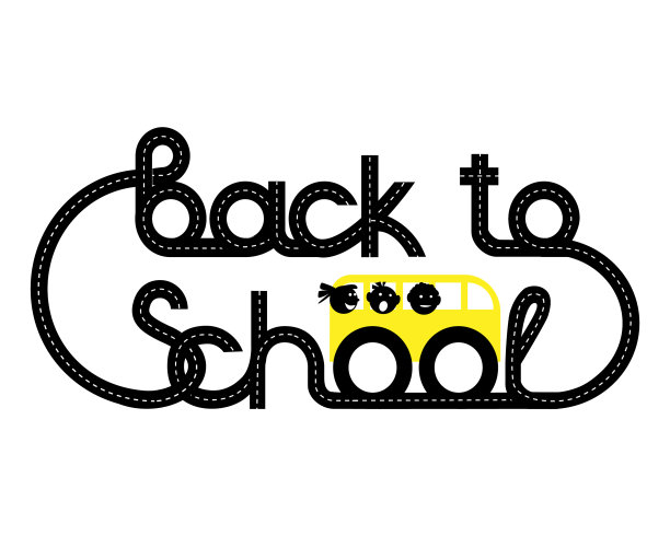 字体回到学校进行装饰设计图片下载