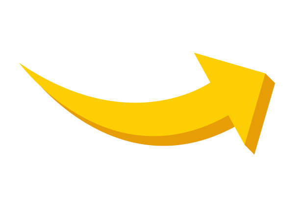 弯曲箭头孤立在白色背景图片下载