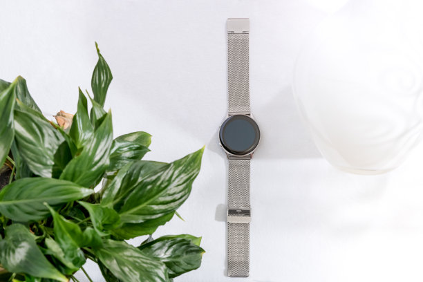 智能手表产品图片-从上面的观点。图片下载