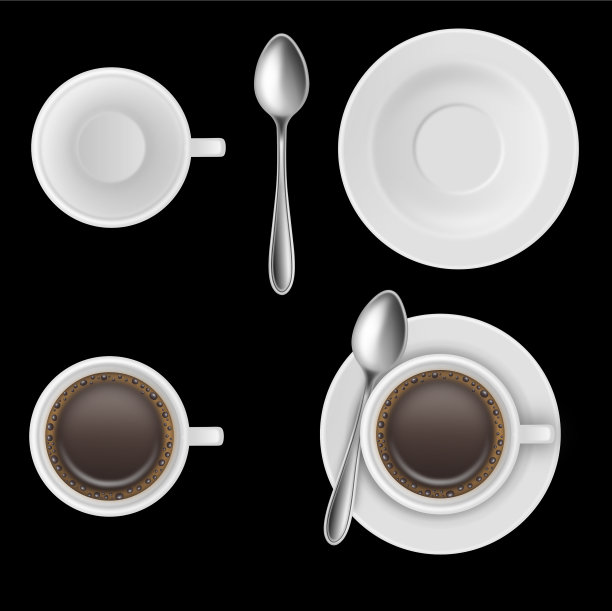 分离浓缩咖啡杯图片下载