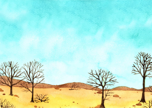 在土地森林环境中印制死树图片下载