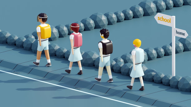 回到学校的孩子图片下载