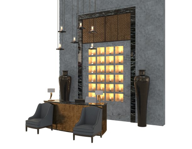 接收孤立在白色背景3d插图图片下载